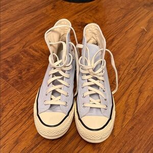 Converse Light Blue High-Top Sneakers